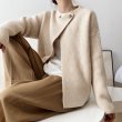 画像4: French style retro knit cardigan jacket　 フレンチスタイルレトロニットカーディガンジャケット (4)