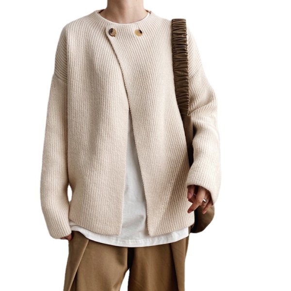 画像1: French style retro knit cardigan jacket　 フレンチスタイルレトロニットカーディガンジャケット (1)