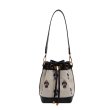 画像3: Bear Embroidery Portable Bucket Tote Shoulder Crossbody Bag　ユニセックス男女兼用ベア刺繍ポータブルバケットトートショルダークロスボディバッグ (3)