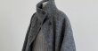 画像9: Women's Stand collar wool mid-length coat jacket jacket　スタンドカラー羊毛ミドル丈コート ジャケット (9)