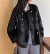 画像2: Women's Double-breasted fur jacket coat　ダブルブレストファーコート ジャケット (2)
