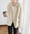 画像3: Women's Double-breasted fur jacket coat　ダブルブレストファーコート ジャケット (3)