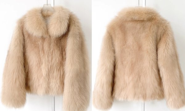 画像5: Women's Imitation Fox Fur Short Coat Jacket coat　フェイクフォックスファーコート ジャケット (5)