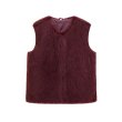 画像5: Round neck fur vest　ラウンドネックファーベスト (5)