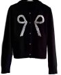 画像2: Sequin Ribbon Cardigan Sweater knit　スパンコールリボンカーディガンジャケット コート (2)