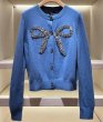 画像3: Sequin Ribbon Cardigan Sweater knit　スパンコールリボンカーディガンジャケット コート (3)