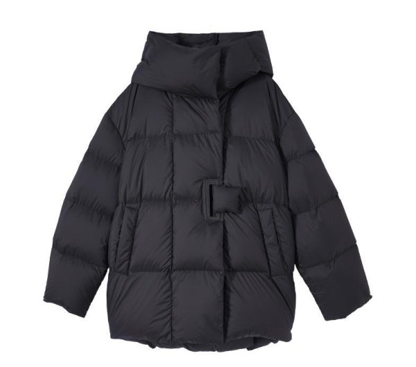 画像2: Women's Mid-length quilted down coat  jacket 　ミドル丈キルティングダウンジャケットコート (2)