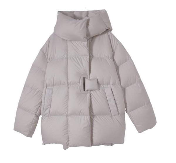 画像3: Women's Mid-length quilted down coat  jacket 　ミドル丈キルティングダウンジャケットコート (3)