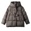 画像1: Women's Mid-length quilted down coat  jacket 　ミドル丈キルティングダウンジャケットコート (1)