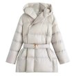 画像1: Women's  Hoodie Down Coat Jacket　フーディダウンジャケットコート (1)