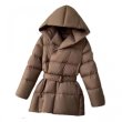 画像3: Women's  Hoodie Down Coat Jacket　フーディダウンジャケットコート (3)