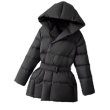 画像2: Women's  Hoodie Down Coat Jacket　フーディダウンジャケットコート (2)