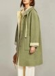 画像5: Women's French style hoodie mid-length coat  jacket 　フレンチスタイルフーディーミドル丈コートジャケット (5)