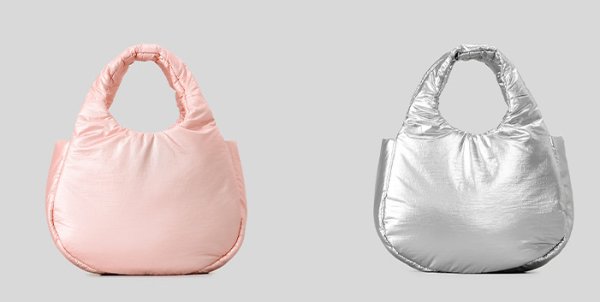 画像10: Soft Nylon Candy Color Down Tote Shoulder Underarm  Crossbody Bag ユニセックス男女兼用ソフトナイロンキャンディーカラーダウントートショルダーアンダーアームクロスボディーバック (10)