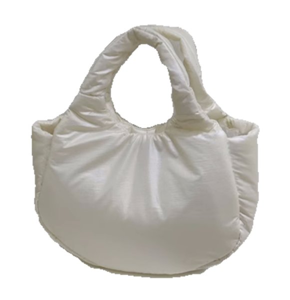 画像15: Soft Nylon Candy Color Down Tote Shoulder Underarm  Crossbody Bag ユニセックス男女兼用ソフトナイロンキャンディーカラーダウントートショルダーアンダーアームクロスボディーバック (15)