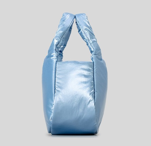 画像12: Soft Nylon Candy Color Down Tote Shoulder Underarm  Crossbody Bag ユニセックス男女兼用ソフトナイロンキャンディーカラーダウントートショルダーアンダーアームクロスボディーバック (12)