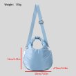 画像7: Soft Nylon Candy Color Down Tote Shoulder Underarm  Crossbody Bag ユニセックス男女兼用ソフトナイロンキャンディーカラーダウントートショルダーアンダーアームクロスボディーバック (7)