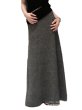 画像1: Women's French style A-line long knit skirt　フレンチスタイルAラインロングニットスカート (1)