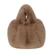 画像1: Faux fox fur tote bag 　エコフォックスファートートバック (1)