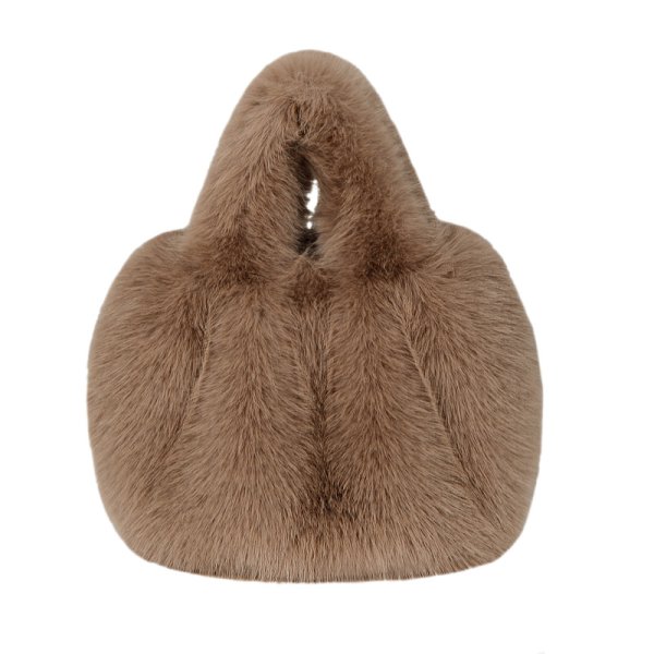 画像1: Faux fox fur tote bag 　エコフォックスファートートバック (1)
