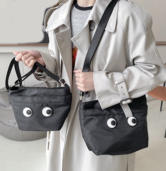 画像3: Eyeball Shoulder Crossbody Bag　アイボール目玉 トートショルダークロスボディーバッグバッグ (3)