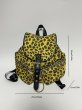 画像7: leopard print backpack Bag　レオパードヒョウ柄バックパックバッグ (7)