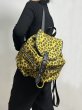 画像6: leopard print backpack Bag　レオパードヒョウ柄バックパックバッグ (6)