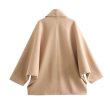 画像15: Women's Wool touch P coat half coat　ハーフ丈Pコートジャケット (15)