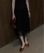 画像8: French square toe silk satin triangle heel mule sandals pumps shoes 　フレンチスクエアトゥシルクサテン三角ヒールミュールサンダル (8)