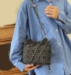 画像10: Denim x Bejeweled Denim Chain Crossbody Bag　デニム×ビジューデニムチェーンクロスボディバッグ (10)