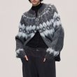画像5: Double Zip Fair Isle Knit Cardigan Sweater　ユニセックス男女兼用ダブルジップフェアアイル ニットカーディガンセーター (5)