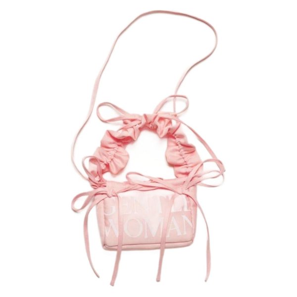 画像5: GentlewomanGirly tote shoulder crossbody bag with lace Dumpling bag handbag　　Gentlewomanレースダンプリングトートショルダークロスボディーバッグバッグ (5)