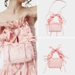 画像3: GentlewomanGirly tote shoulder crossbody bag with lace Dumpling bag handbag　　Gentlewomanレースダンプリングトートショルダークロスボディーバッグバッグ (3)