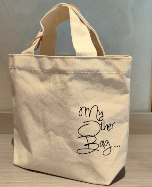 画像2: Picotin Optical Illusion Print My Other Canvas Tote Shoulder Eco Shopping Bag　ピコタンだまし絵プリントマイアザーキャンバス トートショルダーエコショッピングバッグ (2)