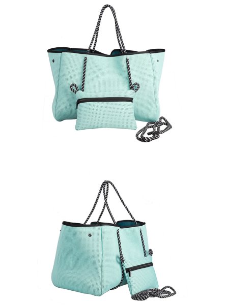 画像11: Neoprene magnetic shoulder tote bag　男女兼用ユニセックスネオプレン  マグネットショルダー トートバッグ (11)