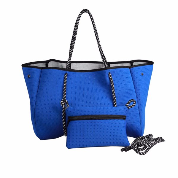 画像8: Neoprene magnetic shoulder tote bag　男女兼用ユニセックスネオプレン  マグネットショルダー トートバッグ (8)