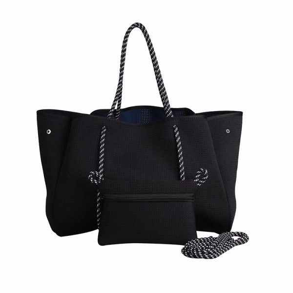 画像9: Neoprene magnetic shoulder tote bag　男女兼用ユニセックスネオプレン  マグネットショルダー トートバッグ (9)