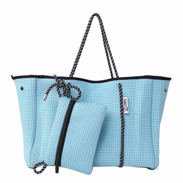 画像2: Neoprene magnetic shoulder tote bag　男女兼用ユニセックスネオプレン  マグネットショルダー トートバッグ (2)