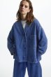 画像2: Women's V-neck American style loose denim jacket　VネックアメリカンスタイルデニムジャケットGジャンコート (2)