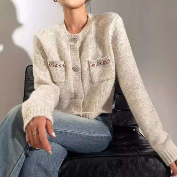 画像6: Strip Mix Color Diamond Button Sweater Cardigan Jacket　ストリップミックスカラーダイヤモンドボタンセーターカーディガンジャケット (6)