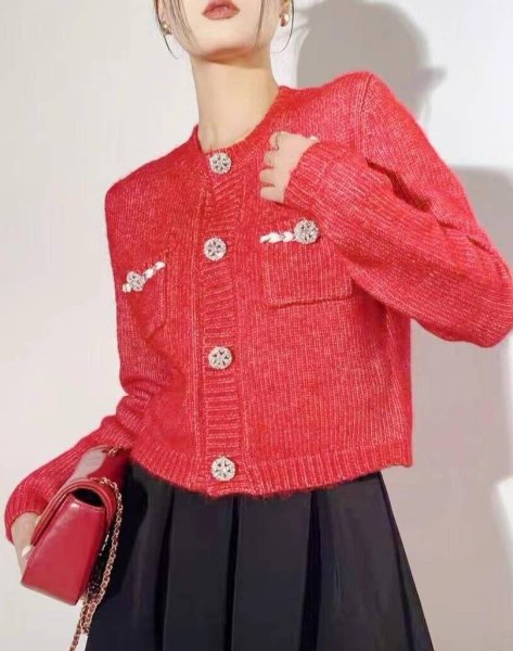 画像3: Strip Mix Color Diamond Button Sweater Cardigan Jacket　ストリップミックスカラーダイヤモンドボタンセーターカーディガンジャケット (3)