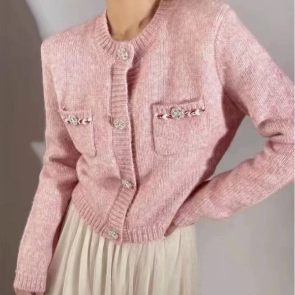 画像7: Strip Mix Color Diamond Button Sweater Cardigan Jacket　ストリップミックスカラーダイヤモンドボタンセーターカーディガンジャケット (7)