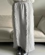 画像4: Women's Mid-length lace sweat skirt　レース付きミドル丈スエットスカート (4)