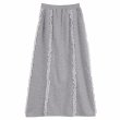 画像1: Women's Mid-length lace sweat skirt　レース付きミドル丈スエットスカート (1)