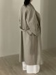 画像8: Women's Long stand-up collar tie windbreaker jacket 　ロングスタンドカラータイウィンドブレーカージャケット (8)