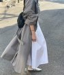 画像5: Women's Long stand-up collar tie windbreaker jacket 　ロングスタンドカラータイウィンドブレーカージャケット (5)