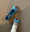 画像5: Leopard print flat ribbon round toe ballet shoes pumps shoes   　シープスキンヒョウ柄フラットリボンラウンドトゥバレエシューズパンプス (5)