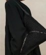 画像7: Triangle woven basket tote bag shoulder bag　男女兼用ユニセックストライアングラ編み込みかご籠トートバッグ (7)