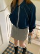 画像8: Women's Washed denim zip-up basic jacket 　ウォッシュデニムジップアップベーシック デニムジャケットGジャンコート (8)