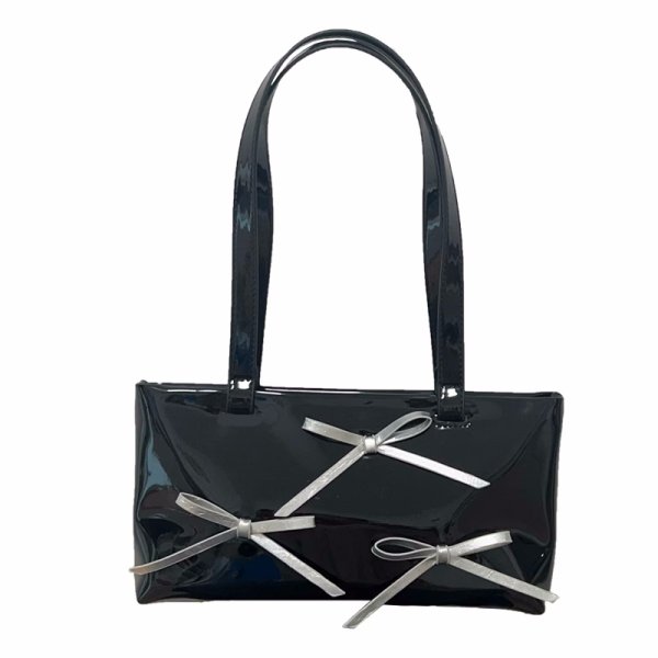 画像6: Ribbon Point Underarm Tote Shoulder Bag　 リボンポイントアンダーアームトートショルダーバッグ (6)